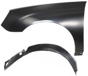 Front Fender Set for Chevrolet Malibu 2004-2008, Includes Left (Driver) Side with Fender Liner, Replacement Kit