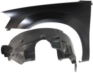 Fender Set for Dodge Avenger 2008-2010, Front Left (Driver) Side with Fender Liner, Replacement Kit of 2