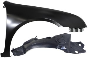 Front Fender Right (Passenger) Side for Ford Fusion / Milan 2006-2009 with Fender Liner, 2-Piece Kit Replacement
