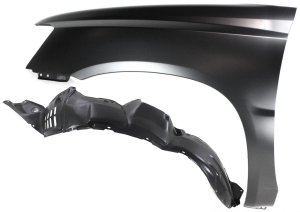 Fender Set for Toyota Highlander 2001-2007, Set of 2, Front, Left (Driver), with Fender Liner Replacement