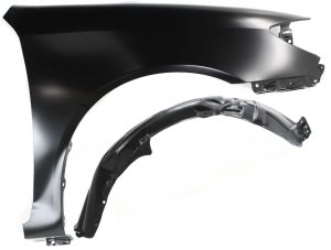 Front Fender Set for Toyota Camry 2002-2006, Right (Passenger) Side with Fender Liner, Pack of 2, Replacement