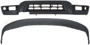 Front Bumper Molding for Toyota 4Runner 1999-2002, Right (Passenger) and Left (Driver), 2-Piece Kit with Lower Panel, Replacement 