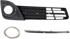 Auto Body Repair Kit for Toyota Camry 2012-2014, 3-Piece Set, Right (Passenger) Side, with Fog Light Bracket and Fog Light Trim - Replacement