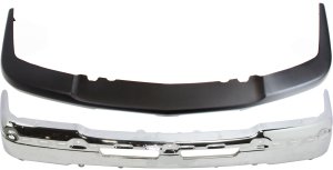 Front Bumper Cover for 2002-2006 Chevrolet Avalanche 1500, 2007 Silverado 1500 Classic, 2-Piece Kit with Bumper, Replacement