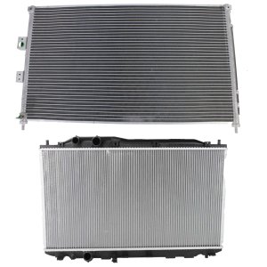 Radiator Kit for 2006-2011 Honda Civic, Aluminum Core, 4 Cylinder, 1.8L Engine, Single-Row Core, with A/C Condenser Replacement