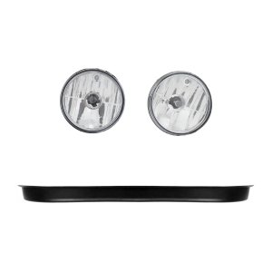Fog Light Assembly Kit for Dodge Ram 1500 (1999-2001) and Ram 2500 (1999-2002), Right (Passenger) and Left (Driver), 2-Piece Halogen, with Valance, Replacement