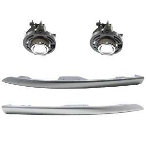Fog Light Kit for Jeep Grand Cherokee 2017-2021, Right (Passenger) and Left (Driver), 4-Piece with Bulb(s), Replacement