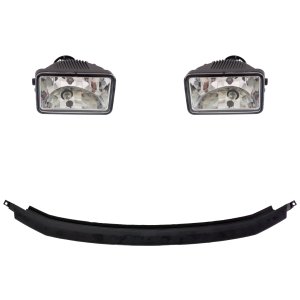 Fog Light for Ford F-150 (2015-2017) Right (Passenger) and Left (Driver), 3-Piece kit without Mounting Bracket, Replacement