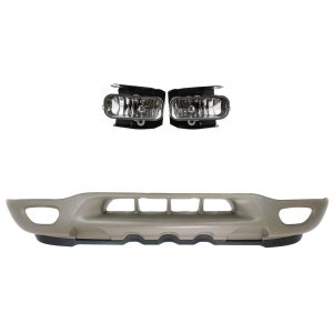 Fog Light Assembly Kit for Ford Expedition 1999-2002 / F-150 1999-2003, Right (Passenger) and Left (Driver), 2-Piece Kit, Halogen, with Valance, Replacement