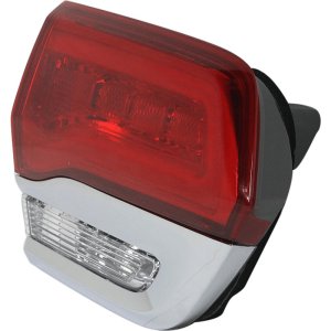 Tail Light Assembly Kit for Jeep Grand Cherokee 2014-2015, Right (Passenger) and Left (Driver), Inner, Halogen, 3-Piece with Bumper Cover, Replacement