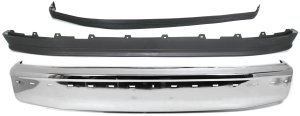 3-Piece Front Bumper Kit for Ford F-Series 1992-1997, Includes Bumper Trim and Valance, Replacement Fits: F-150, F-250, F-350 