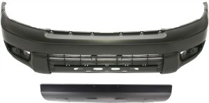 Front Bumper Cover for Toyota 4Runner 2003-2005, 2-Piece Kit with Lower Panel, Replacement