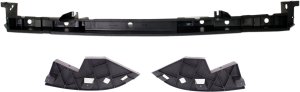 Front Bumper Bracket for Cadillac Tahoe (2007-2014), Avalanche (2007-2013), Set of 3 with Bumper Trim, Replacement Kit