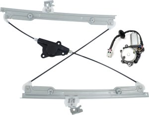 Window Regulator Kit for 2004-2008 Nissan Maxima, Set of 2, Front, Right (Passenger), with Window Motor, Replacement