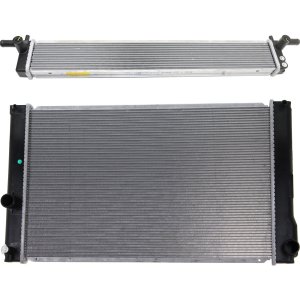 Radiator and Inverter Cooler Kit for 2011-2015 Toyota CT200H, 2-Piece Replacement Set