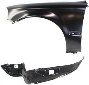 Fender Set for 1996-1998 Honda Civic, Front Left (Driver) with Fender Liner, Replacement Kit, Set of 2