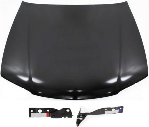 Hood Panel with Hood Hinges for 1994-1995 Honda Accord, 3-Piece Kit, Quality Replacement Part