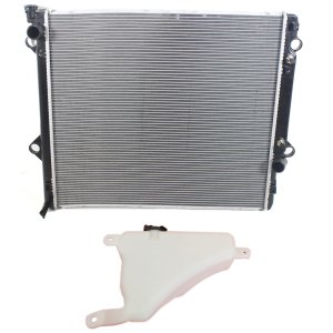 Radiator for Lexus 4Runner/GX470 2003-2009, 2-Piece Kit, 8 Cylinder, 4.7L with Coolant Tank, Replacement