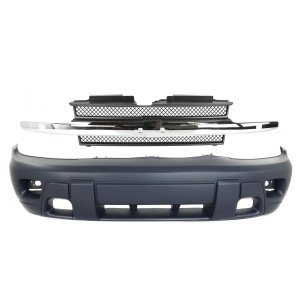 Grille and Bumper Cover for Chevrolet Trailblazer 2002-2005, 2-Piece Kit Replacement