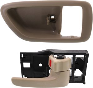 Interior Door Handle Right (Passenger) for Toyota Avalon 2000-2004, Sequoia 2001-2007, Set of 2, Front or Rear, with Door Handle Trim, Replacement Kit