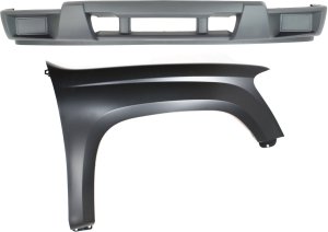 Front Fender Right (Passenger) for Chevrolet Canyon/Colorado 2004-2012, 2-Piece Kit, Includes Bumper Cover Replacement