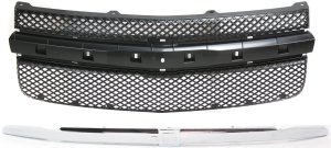 Grille Trim and Assembly Kit for 2008-2009 Chevrolet Equinox, 2-Piece Replacement Set