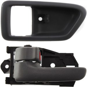 Front or Rear Interior Door Handle for Toyota Camry/ES300 1997-2001, Left (Driver), 2-Piece Kit with Door Handle Trim, Light, Replacement