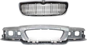 Header Panel and Grille for 1998-2002 Mercury Grand Marquis, 2-Piece Kit Replacement
