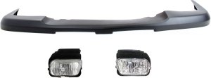 Front Bumper Cover for Chevrolet Avalanche 1500/2500 2002-2006, Textured 3-Piece Kit with Fog Lights, Replacement