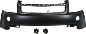 Front Bumper Cover for Chevrolet Equinox 2007-2009, Upper, 3-Piece Kit with Fog Lights, Replacement