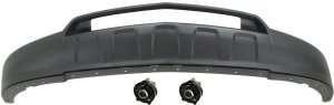 Front Bumper Cover for Chevrolet Equinox 2012-2015, Lower 3-Piece kit with Fog Lights, Replacement