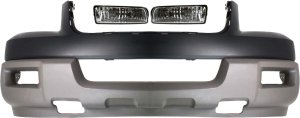 Front Bumper Cover Kit for 2003 Ford Expedition, 3-Piece with Fog Lights, Replacement