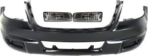 Front Bumper Cover for 2003 Ford Expedition, 3-Piece Kit with Fog Lights, Replacement