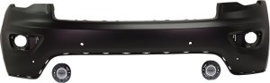 Front Bumper Cover Kit for Jeep Grand Cherokee 2017-2021, 3-Piece Set with Fog Lights, Replacement