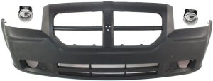 Front Bumper Cover for Dodge Magnum 2005-2007, 3-Piece Kit with Fog Lights, Replacement