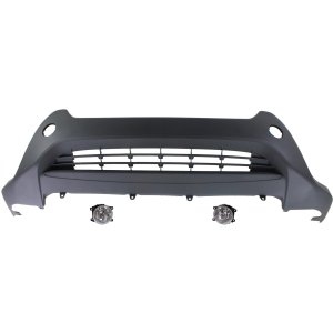 Front Bumper Cover for Toyota RAV4 2013-2015, 3-Piece Kit with Fog Lights, Replacement