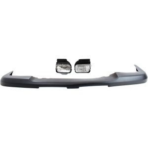 Front Bumper Cover for Chevrolet Silverado 1500 (2004-2007), 3-Piece Kit with Fog Lights, Replacement
