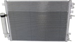 A/C Condenser for 2005-2014 Chrysler 300 and 2008-2023 Dodge Challenger, Without Internal Power Steering Cooler, Replacement