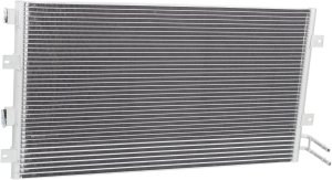 A/C Condenser for 2001-2004 Chrysler Sebring with Transmission Cooler, Suitable for Convertible/Sedan, Replacement