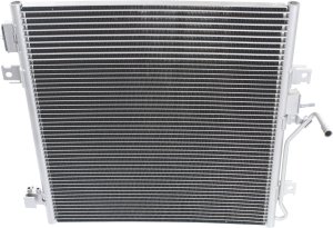 A/C Condenser for Dodge Nitro 2007-2010, Jeep Liberty 2009-2012, Compatible with Automatic Transmission, Replacement