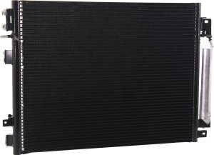 A/C Condenser for Chrysler 300, 2009-2010, with Internal Power Steering Oil Cooler, Replacement