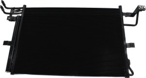 A/C Condenser for Ford Explorer 2011-2019, Front Side, Suitable for 3.5L Engine, Excludes Platinum/Sport Models, FWD, Replacement