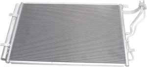 A/C Condenser for Hyundai Elantra/Elantra Coupe 2014-2016, Elantra GT 2016-2017, Kia Forte/Forte5 2015-2018, Replacement