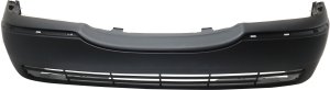 Front Bumper Cover for Lincoln Town Car 2003-2007, Primed (Ready to Paint), with Fog Light Holes, Replacement