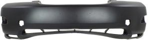Front Bumper Cover Primed (Ready to Paint) for Lexus RX330 2004-2006/RX350 2007-2009 without Headlight Washer Holes, without Laser/Radar Cruise Control, Japan Built Vehicle, Replacement