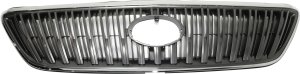 Grille for Lexus RX330 (2004-2006), RX350 (2007) with Chrome Shell/Painted Gray Insert, Built for Japan Vehicles, Replacement