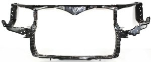 Radiator Support Assembly for Lexus RX330 2004-2006/RX350 2007-2009, Made in Steel, Painted Black, Replacement