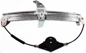 Front Window Regulator for Lincoln Town Car 1993-1997, Left (Driver) Side, Power Operated, without Motor, Replacement