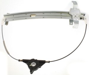 Power Rear Window Regulator for 1990-1993 Lincoln Town Car, Left (Driver), without Motor, Replacement