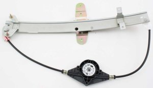 Power Rear Window Regulator for Lincoln Town Car 1998-2011, Right (Passenger), without Motor, Sedan, Replacement